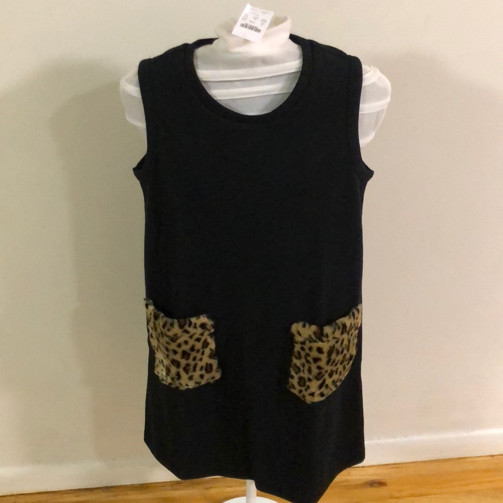 J Crew Crewcuts NWT Girls Jumper Dress Fur Pockets Size 12